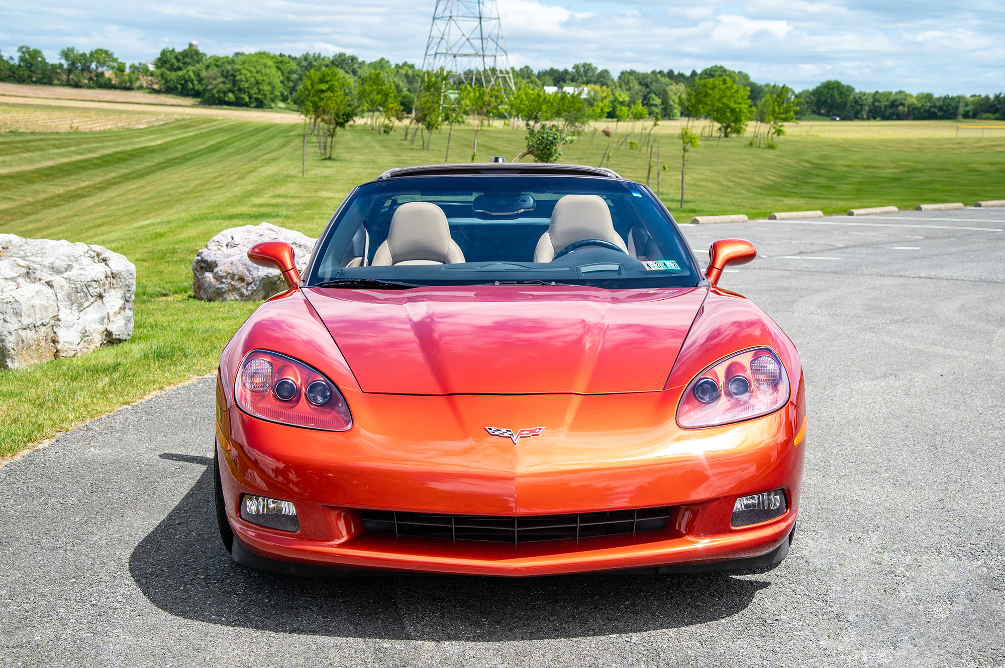 Corvette — front view